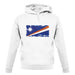 Marshall Islands Grunge Style Flag unisex hoodie