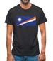 Marshall Islands Grunge Style Flag Mens T-Shirt