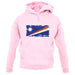Marshall Islands Grunge Style Flag unisex hoodie