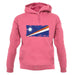Marshall Islands Grunge Style Flag unisex hoodie