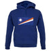 Marshall Islands Grunge Style Flag unisex hoodie