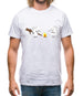 Marshmallow Horror Scene Mens T-Shirt