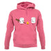 Marshmallow Horror Scene unisex hoodie