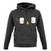Marshmallow Horror Scene unisex hoodie
