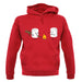 Marshmallow Horror Scene unisex hoodie