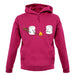 Marshmallow Horror Scene unisex hoodie