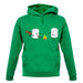 Marshmallow Horror Scene unisex hoodie