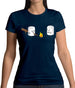 Marshmallow Horror Scene Womens T-Shirt