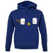 Marshmallow Horror Scene unisex hoodie
