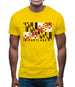 Maryland Barcode Style Flag Mens T-Shirt