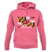 Maryland Barcode Style Flag unisex hoodie