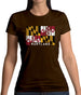 Maryland Barcode Style Flag Womens T-Shirt