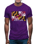 Maryland Barcode Style Flag Mens T-Shirt