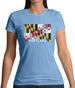 Maryland Barcode Style Flag Womens T-Shirt