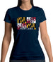 Maryland Barcode Style Flag Womens T-Shirt