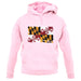Maryland Grunge Style Flag unisex hoodie