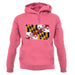 Maryland Grunge Style Flag unisex hoodie