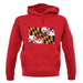 Maryland Grunge Style Flag unisex hoodie
