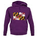 Maryland Grunge Style Flag unisex hoodie