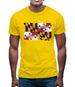 Maryland Grunge Style Flag Mens T-Shirt
