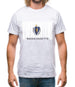 Massachusetts Barcode Style Flag Mens T-Shirt