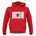 Massachusetts Barcode Style Flag unisex hoodie