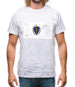Massachusetts Grunge Style Flag Mens T-Shirt