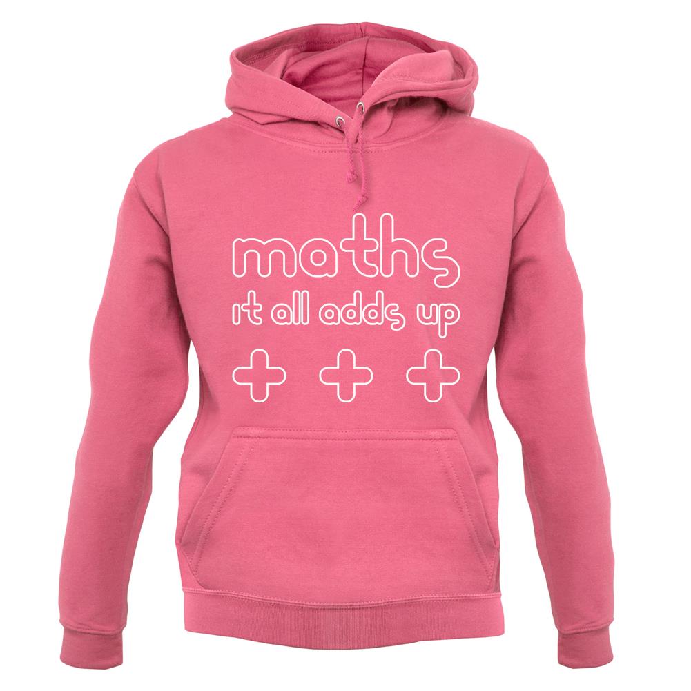 Maths It All Adds Up unisex hoodie