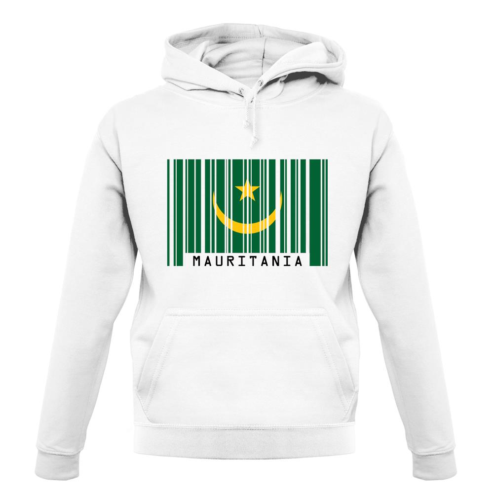 Mauritania Barcode Style Flag unisex hoodie