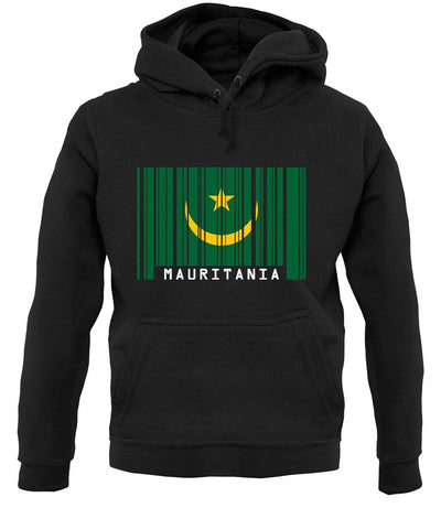 Mauritania Barcode Style Flag unisex hoodie