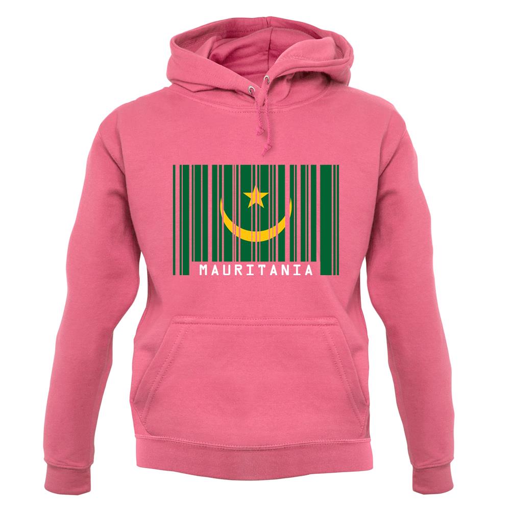 Mauritania Barcode Style Flag unisex hoodie
