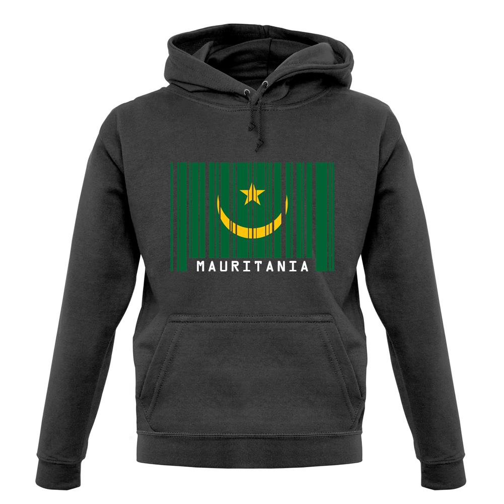 Mauritania Barcode Style Flag unisex hoodie