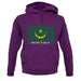 Mauritania Barcode Style Flag unisex hoodie