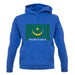 Mauritania Barcode Style Flag unisex hoodie