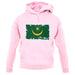 Mauritania Grunge Style Flag unisex hoodie