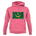 Mauritania Grunge Style Flag unisex hoodie