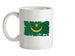 Mauritania Grunge Style Flag Ceramic Mug