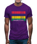 Mauritius Barcode Style Flag Mens T-Shirt