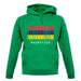 Mauritius Barcode Style Flag unisex hoodie