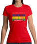 Mauritius Barcode Style Flag Womens T-Shirt