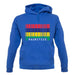 Mauritius Barcode Style Flag unisex hoodie