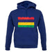 Mauritius Grunge Style Flag unisex hoodie