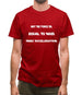 May The Force Be Equal To Mass Times Acceleration Mens T-Shirt