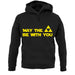 May The Triforce Be With You unisex hoodie