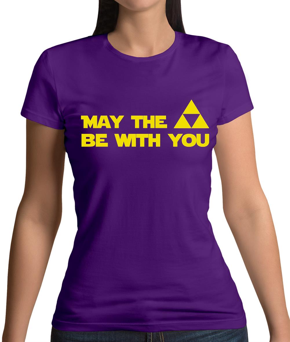 May The Triforce Be With You Womens T-Shirt