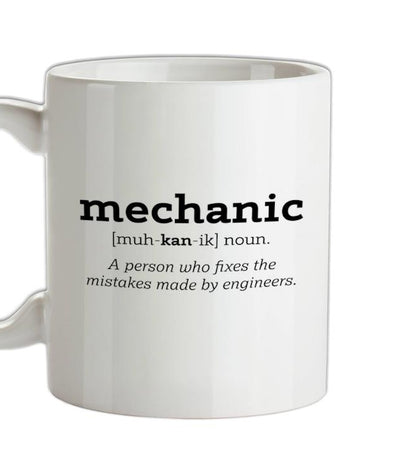 Mechanic Definition Ceramic Mug