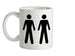 Men Men Toilet Sign Ceramic Mug