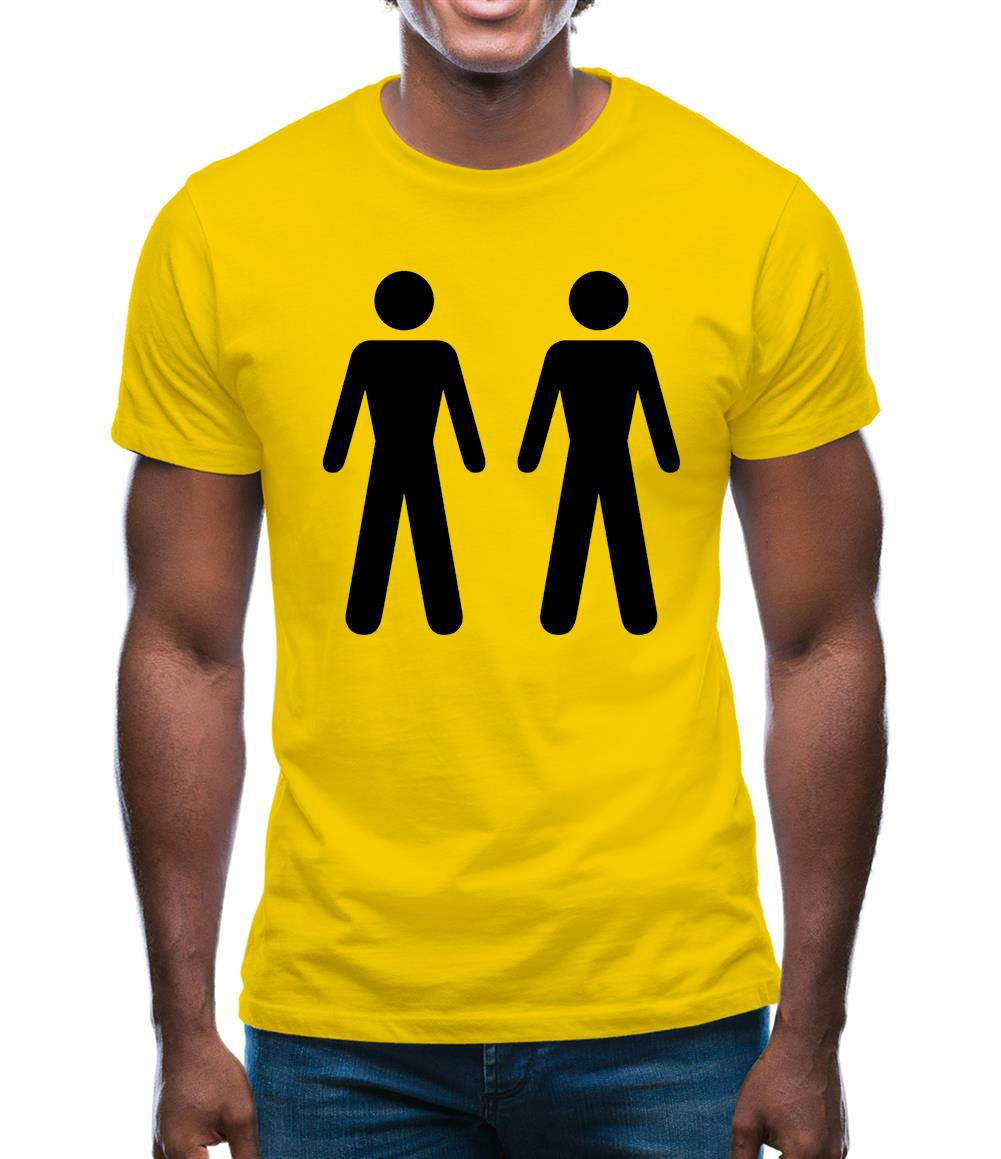 Men Men Toilet Sign Mens T-Shirt