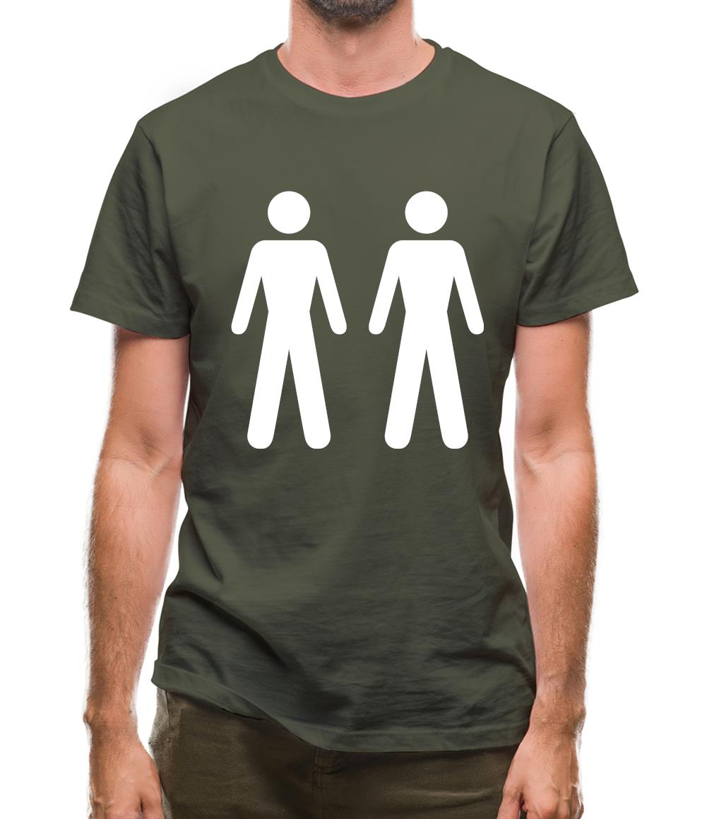 Men Men Toilet Sign Mens T-Shirt