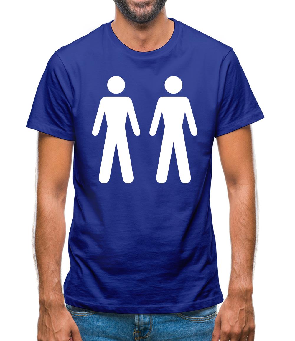 Men Men Toilet Sign Mens T-Shirt